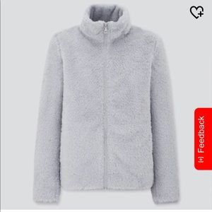 Uniqlo Women Fluffy Yarn Fleece Full Zip Jacket